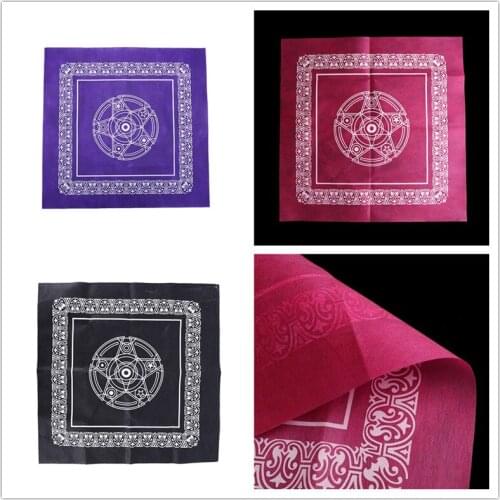 Board Game Textiles Tarot Non-woven Table Cover Playing Cards Pentacle Tarot Game Textiles Table Cloth Dropshipping