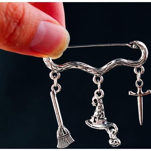 Винтажные броши на одежду VAMGOTH China At AliExpress