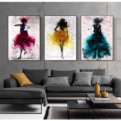 WHALITZY Wall Watercolor Paintings