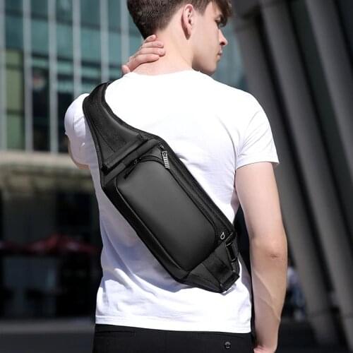 Fanny Pack Crossbody Bag for Men Chest Bag Multifunction Shoulder Messenger Bags Male Waterproof Short Trip Sling Bag Male New
