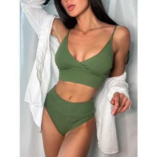 Bikini Women 2021 Sexy Swimwear Push Up Swimsuit High Waist Bikini Set Brazilian Bathing Suit Beachwear Swimming Suit