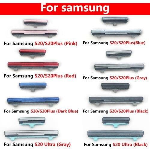 10Pcs/Lot, Volume Power Button Side Key For Samsung Galaxy S20 / S20 Plus / S20 Ultra Replacement Part