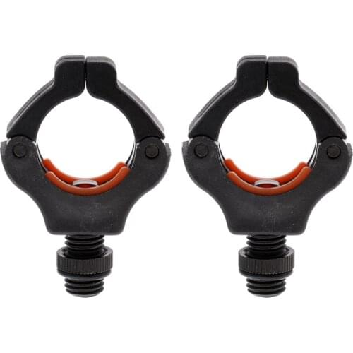 2 Pieces Butt Lock Rod Grip Rest Fishing Rod Butt Rest Head All Size Available Black Nylon Pole Bracket Head