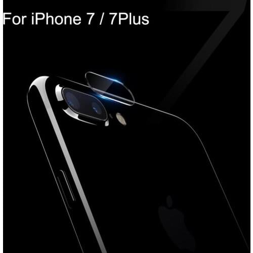 2Pcs Back Camera Lens Screen Protector Protection Tempered Glass For Apple iPhone7 7Plus 7P Full Cover Coverage Film Accessory