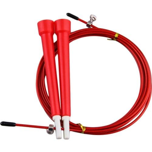 3M Steel Wire Skipping Skip Adjustable Jump Rope Black Blue Red Crossfit Fitnesss Equimpment Exercise Workout