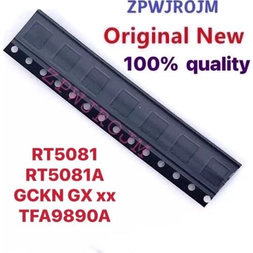 5PCS TFA9890A Audio IC RT5081 RT5081A GCKN IC for Samsung A5 A5000 A3 A3000