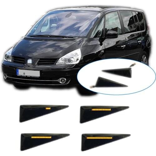 For Renault Espace IV JK 2002 - 2014 Dynamic LED Indicator Side Marker Signal Light Accessories