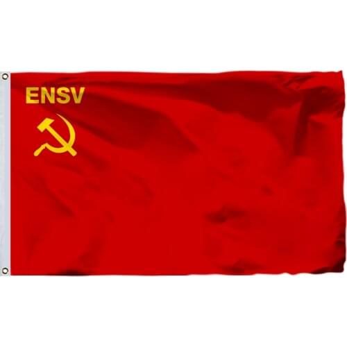 Estonia Estonian SSR 1940 Flag 3x5FT 120g 90x150cm 100D Office/Activity/Parade/Festival/World Cup/Home Decoration Free Shipping