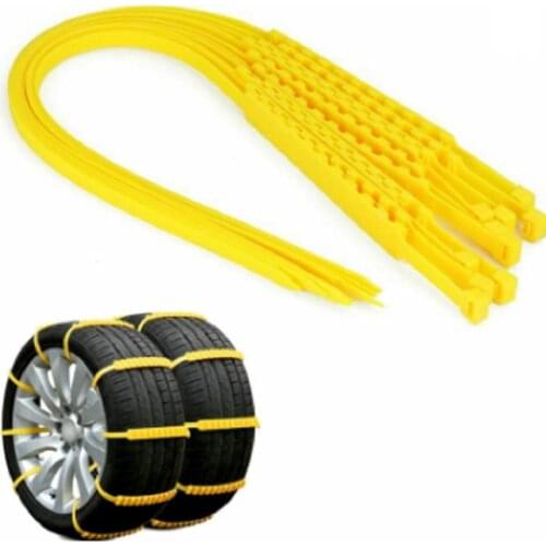Van 145-295MM Anti skid Snow Wheel Chain PTU Tire Belt Chain Tendon Car Accessories Anti Snow Climb Ice Sand Sliding Muddy
