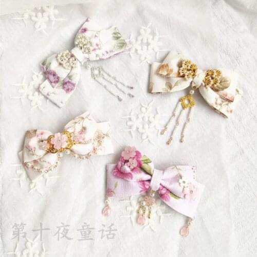 Hanyang Eclectic Lolita Lolita JSK Dress Op Skirt JK Antique Han Element Vintage Hair Accessories Hair Clip Small Things