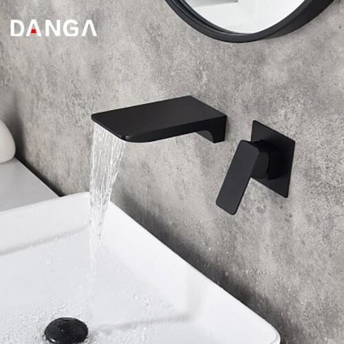 Bathroom Faucet Waterfall Basin Faucet Concealed Faucet Sink Tap Brass Bath Mixer Hot and Cold water faucet Vanity Water Tap