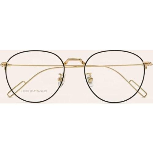 Round Glasses High Quality Men/Wmen Frames Pure Titanium Prescription Glasses Nearsighted Glasses Eyeglasses Optical Glasses 020