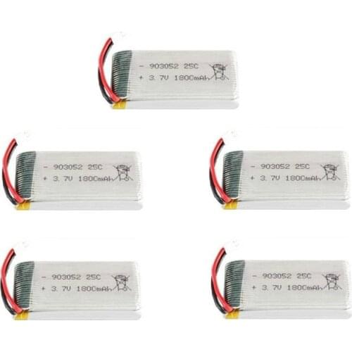 1800mAh 3.7v lipo Battery for KY601S SYMA X5 X5S X5C X5SC X5SH X5SW M18 H5P HQ898 H11D H11C T64 T04 T05 F28 F29 T56 T57 battery