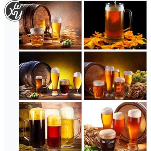 Beer Diamond Painting Diamond Embroidery Cross Stitch Kits Diamond Painting Accessories Diamond Mosaic Full Drill for Home Decor