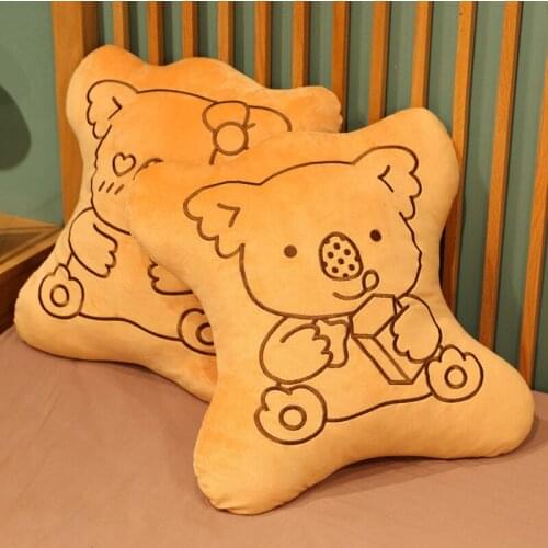 Koala Plush Cushion Super Soft Cartoon Animal Bed Body Pillows for Sofa Chair Office Desk Nap Pillow Home Decor Lovely Gifts