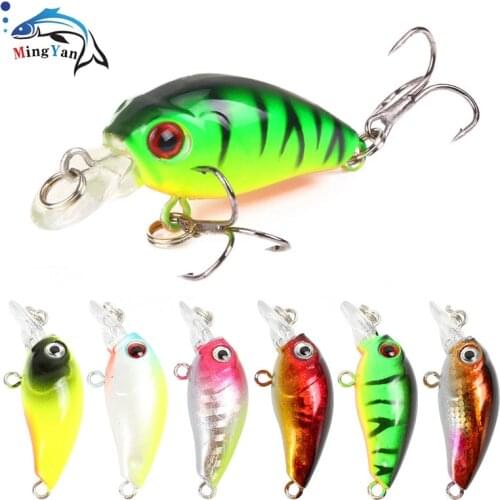 1 PCS Minnow Fishing Lure 4.5cm 3.8g Crankbait Hard Bait Topwater Artificial Wobbler Bass Japan Fly Fishing Accessories