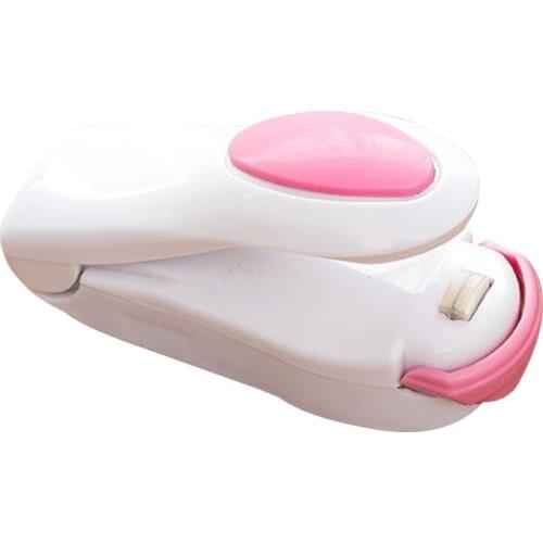 Mini Hand Pressure Sealing Machine Easy Carry Impulse Seal Packing Impulse Plastic Poly Bag Sealer Clip Fans Household