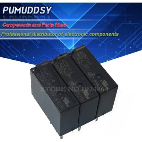 2PCS Relay ALDP105 ALDP112 ALDP124 5V 12V 24V 5A 4PIN a group of normally open