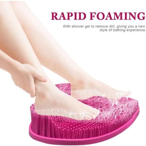 Foot Care Shower Feet Foot Cleaner Scrubber Washer Brush Remove Dead Skin Massage Feet Washbrush For Feet Household Bathroom