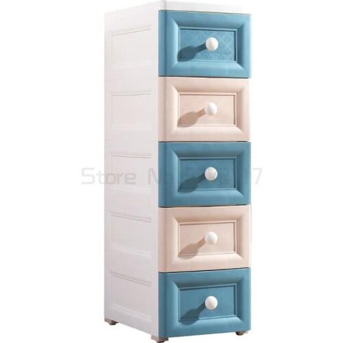 Slot Storage Cabinet Drawer-Type Kitchen Slot Storage Rack Ultra-Narrow Bathroom Locker storage box home organization