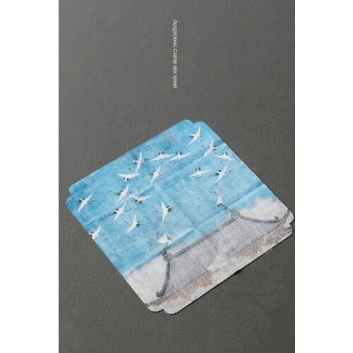 Suede Tea Towel Tea Cloth Tea Table Towel Cloth Chinese-Style Absorbent Teapot Towel Kung Fu Tea Set Accessories Tea Napkin