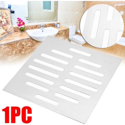 1pc 15cm Drain Cover Stainless Steel Swirl Drain Guard Cover Rustproof Metal Plate Grid Grates Kitchen Accessories