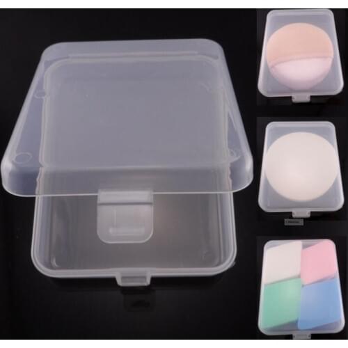 1pc small cosmetic storage box for makeup Puff sponge false eyelashes small bottle or make up tools items