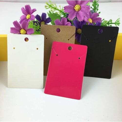 200PCS/Lot Necklace&Earring Cards Blank Jewelry Cards Paper Jewelry Display Card Vintage Classic Display Card Accept Custom Logo