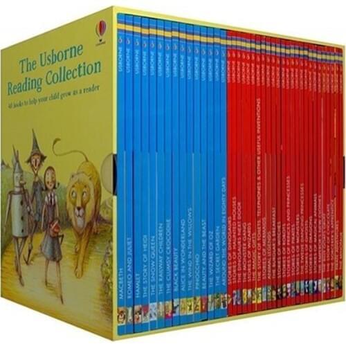 40 books/set Usborne My third Reading collection library English Picture story books to help your child grow as a reader