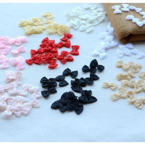 50 Pieces Wholesale Bow Lace Patch Fabric Pretty Lace Applique for DIY Craft Garment Accessories Mix Colors
