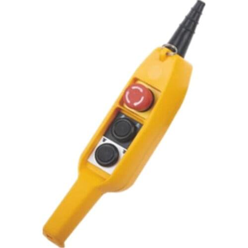 COB-61E 61ES Rainproof Hoist Crane Truck Push Button Switch Control Station Single Double Speed with Emergency Stop