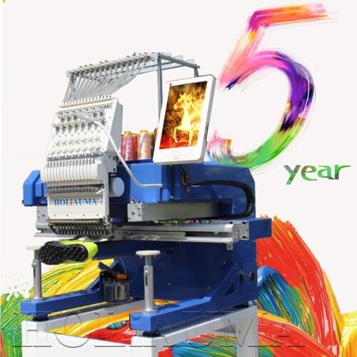 HOLiAUMA automatic computerized high speed 1 head embroidery machine barudan/zsk type 6 head embroidery machine price