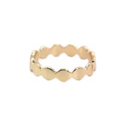 Classic Round Flat Ring Smooth Surface Design Environmental Protection Material Suitable for Men And Women