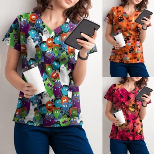 2021 New Arrivals Hospital Staff Scrubs Top Nursing Uniform For Male Female Dental Clinic Supplies Nurse Women Uniforms Shirt