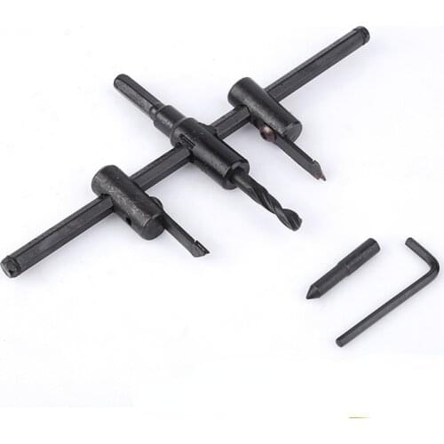 Adjustable Airplane Hole Opener Alloy Blade Drill Bit Reaming Diamond Paste Board Downlight Hole Opener