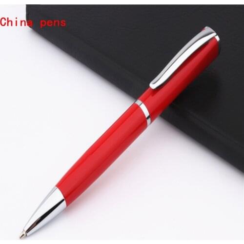 Luxury quality Heavy 819 Red Business office Medium Nib Ballpoint Pen New