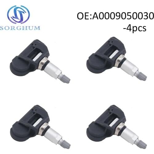 4PCS A0009050030 TPMS SENSOR 433MHZ Car Tire Pressure Monitoring System Fits For MERCEDES BENZ SMART FORTWO