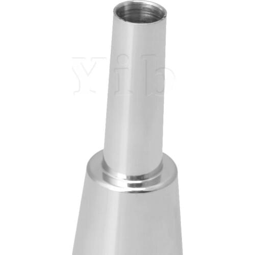 Yibuy 8.7x2.7cm Silver 3C Trumpet Mouthpiece Replacement Parts Pack of 5