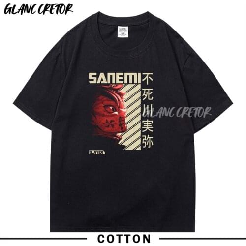 2021 Anime Kimetsu no Yaiba Funny Black T-Shirt Harajuku Ullzang T Shirt Fashion Japanese T-shirt Harajuku Tops Tee