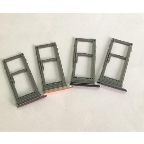 50 pieces/lot Single SIM Card SD Tray Holder For Samsung Galaxy S9 G960 S9 plus G965 SIM Micro SD Card tray Slot Holder Adapter