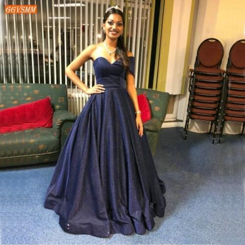 Elegant Africa Dark Royal Blue Evening Dresses Long One Shoulder Gala Formal Dress Women Arabic Custom Made Evening Gowns Party