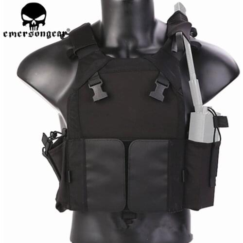 Emersongear LVMBAV PC Tactical Vest Military Molle Waistcoat Combat Assault Vest Body armor Hunting plate Carrier Airsoft