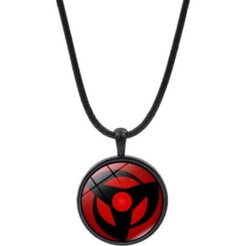 Love Japan Anime 90s Cloud Cartoon Action Figure Fashion Cosplay Necklace Eye Alloy Wristband Gift Toy Fans Black Chain