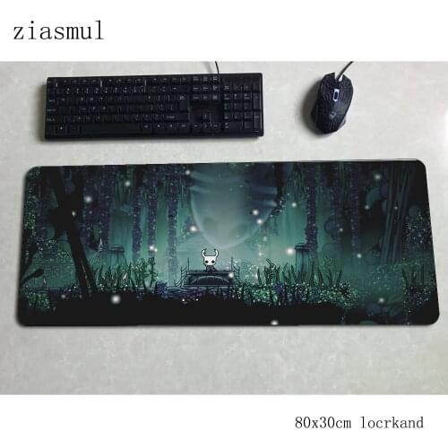 Hollow knight mouse pad 80x30cm mats cute Computer mouse mat gaming accessories hot sales mousepad keyboard games pc gamer