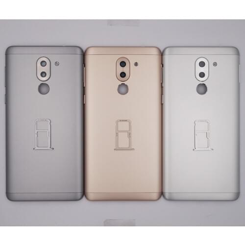 BaanSam New Battery Door Back Cover SIM Card Tray Housing Case For Huawei Honor 6x With Camera Lens+Power Volume Buttons