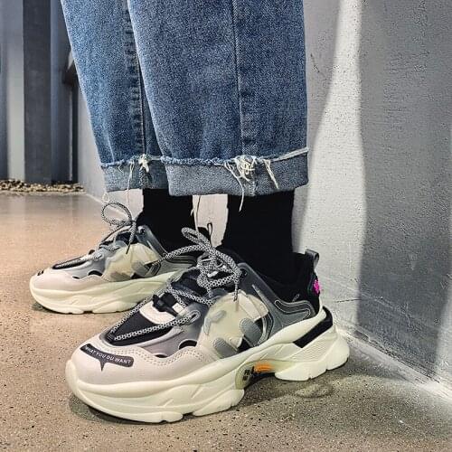 Casual Women Shoes 2020 Women Chunky Sneakers Sport Shoes Platform Dad Shoe Zapatillas Mujer Ladies Platform Footwear