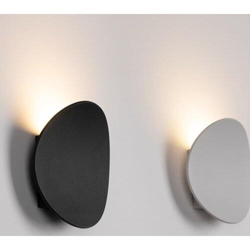 Led wall lamp bedside lamp bedroom simple modern Nordic living room wall lamp corridor balcony wall lights