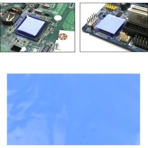 200*400*1mm Thermal Conductive Pad GPU CPU LED Heatsink Cooling Silicone Sheet