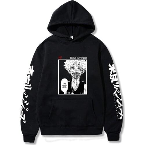 Tokyo Revengers Printed Long Sleeved Hoodie Men Women Tops Harajuku Sweatshirt Clothes
