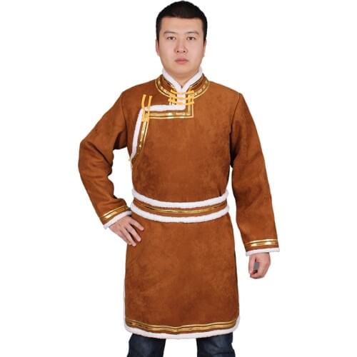 Traditional Chinese Clothing stand collar Tang Suit Men Coat Improvement ethnic style Hanfu male mogolian Costume Autumn/winter